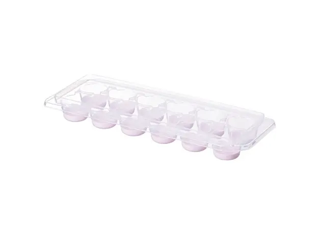 ყინულის ფორმა Ardesto Ice tray with lid Fresh Cylinder, 27х9.5х3.8cm, silicone, plastic, lilac, 6 image