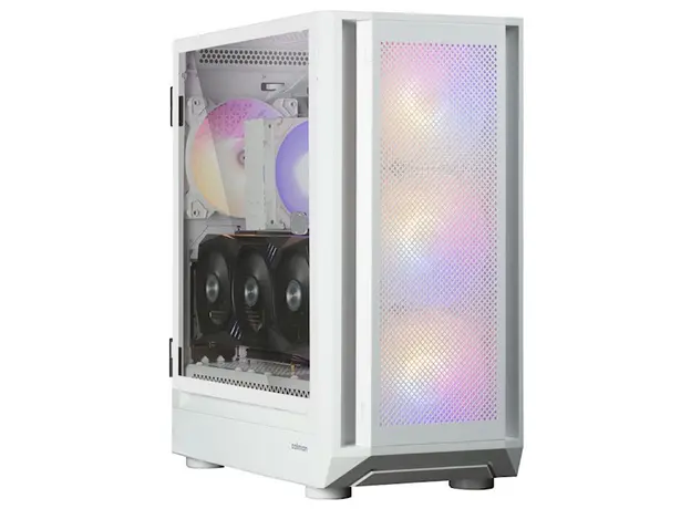 ქეისი Zalman PC case I6 without PSU, 1xUSB3.0, 1xUSB2.0, 1xUSB Type-C, 4x140mm RGB, VGA 355mm, LCS ready, TG Side Panel, ATX, white