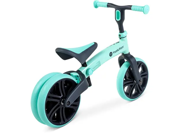 საბავშვო ბალანს ველოსიპედი YVolution YT16G2 Bigovel Yvelo, Children's Balance Bicycle, Junior Green, 3 image