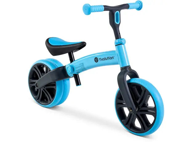 საბავშვო ბალანს ველოსიპედი YVolution YT16B2 Bigovel Yvelo, Children's Balance Bicycle, Junior Blue, 2 image