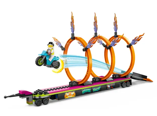 ლეგო LEGO City Stuntz Stunt Truck & Ring of Fire Challenge, 4 image
