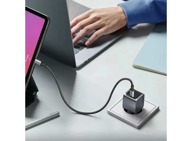 მობილურის დამტენი UGREEN X703 (35006) Nexode Pro, 30W, Type-C, Grey, 7 image