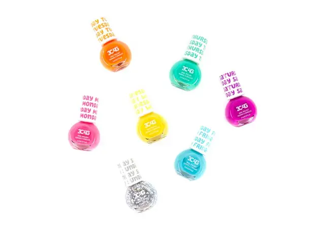 საბავშვო ლაქის ნაკრები Make It Real 3C4G Rainbow Days of the week Nail Polish, 3 image