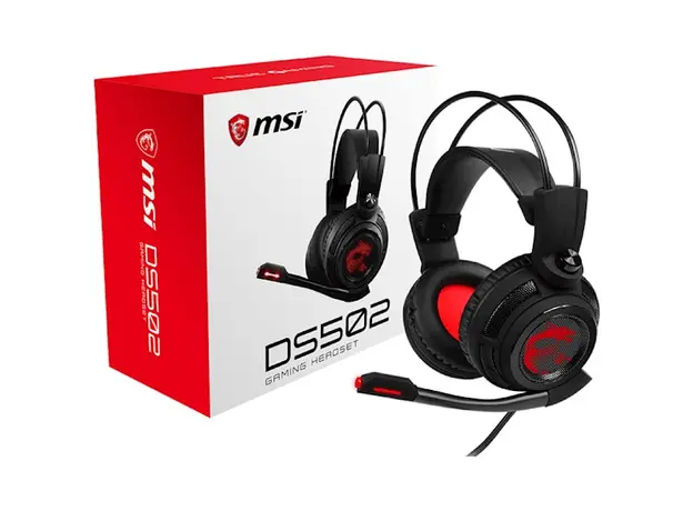 ყურსასმენი MSI S37-2100911-SV1 DS502, Gaming Headset, Wired, USB, Black, 5 image