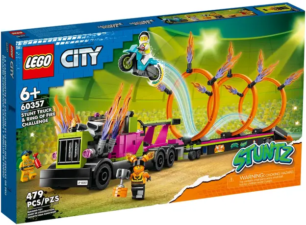 ლეგო LEGO City Stuntz Stunt Truck & Ring of Fire Challenge, 8 image
