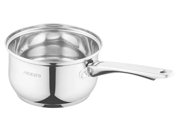 ქვაბი Ardesto Saucepan with glass lid Gemini Gourmet Spoleto, 1.6l, stainless steel, 3 image