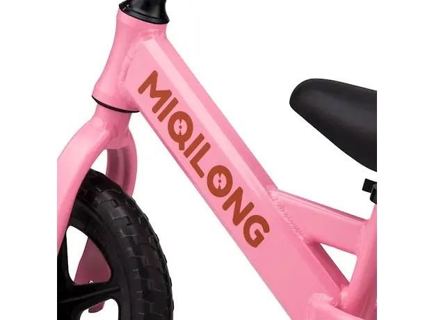საბავშვო ბალანს ველოსიპედი Miqilong ZCY-HP12 Bigovel, 12", Children's Balance Bicycle, Pink, 5 image