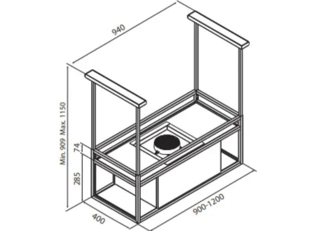 გამწოვი AIRFORCE QBIC I C S48HE, 3 image
