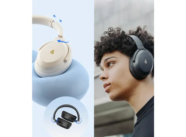 ყურსასმენი Edifier WH700NB Pro, Headset, Wireless, Bluetooth, With ANC, Black, 14 image