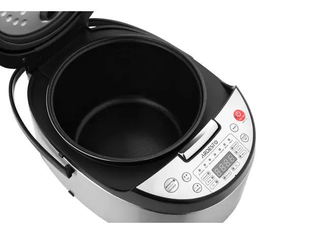 მულტისახარში Ardesto multicooker, 860W, bowl-5l, electronic control, recipes book, iron/plastic, silver-black, 5 image
