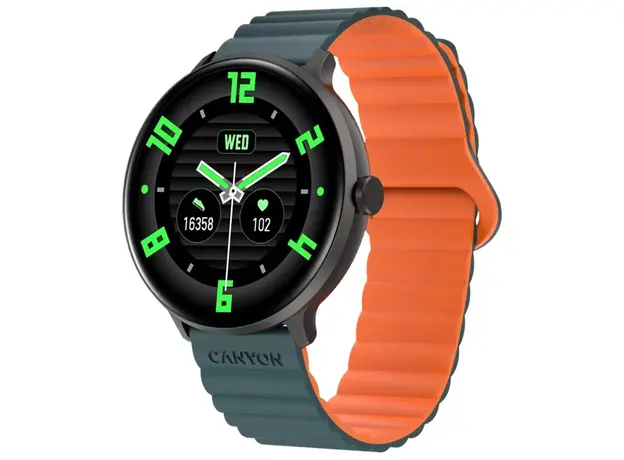 სმარტ საათი Canyon Jacky SW-69 Green Orange (CNS-SW69BG), 2 image