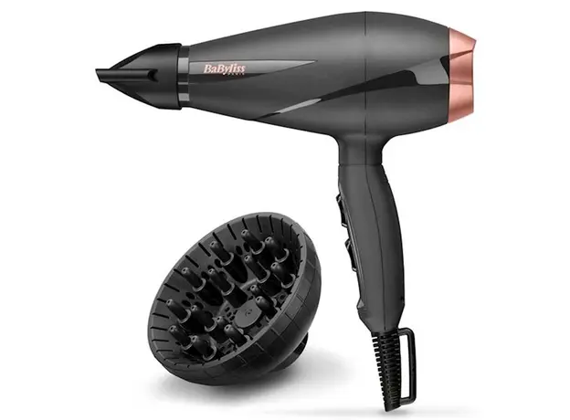 თმის საშრობი Babyliss 6709DE, 2100W, Hair Dryer, Black, 3 image