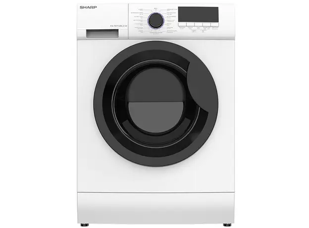 სარეცხი მანქანა Sharp ES-FE712DLZ-W, 7Kg, 1200Rpm, Washing Machine, White, 2 image