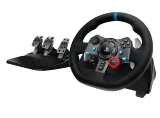საჭე და პედლები LOGITECH G29 Driving Force Racing Wheel - PC/PS - BLACK - USB, 2 image