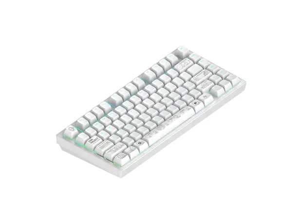 კლავიატურა Dark Project ALU Terra Nova White - Wireless Gaming Keyboard (ANSI), 3 image