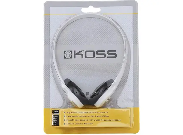 ყურსასმენი Koss Headphones KPH7w On-Ear White, 3 image