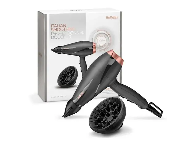 თმის საშრობი Babyliss 6709DE, 2100W, Hair Dryer, Black, 6 image