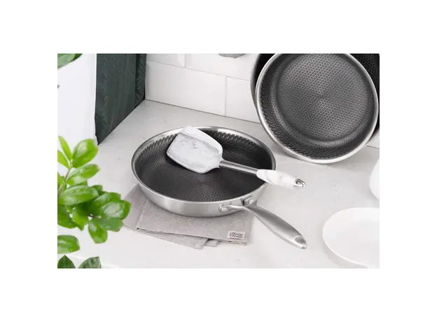 ტაფა Ardesto Fry pan Black Mars Avior, 24cm, Triply stainless steel, 6 image
