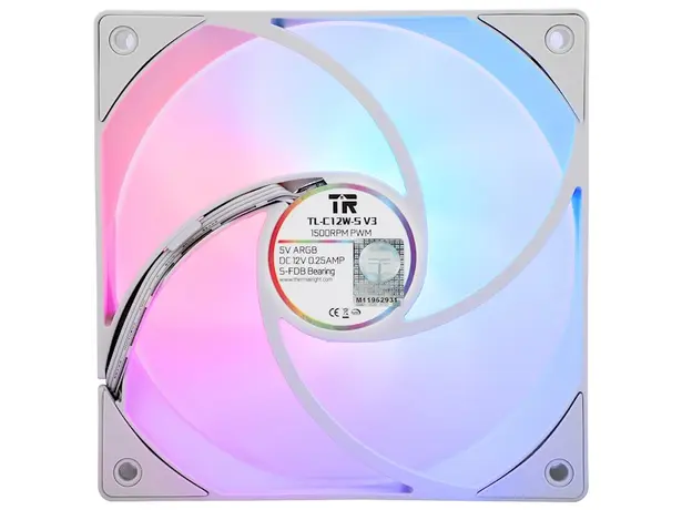 ქულერი THERMALRIGHT TL-C12W-S V3 X3 ARGB 120mm Fans, 5 image