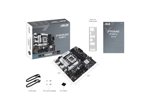 დედა დაფა Asus 90MB1EK0-M1EAYC PRIME B760M-A-CSM, LGA 1700, DDR5, 128GB, 6 image