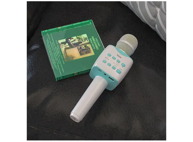 კარაოკე მიკროფონი HOCO BK5 Cantando karaoke microphone - Blue, 5 image