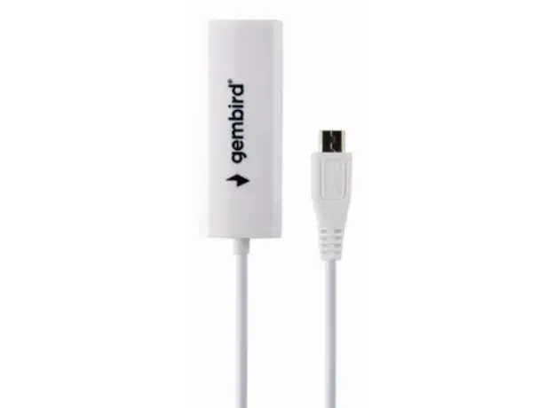 ადაპტერი Gembird NIC-mU2-01 Micro USB2.0 LAN Adapter, 3 image