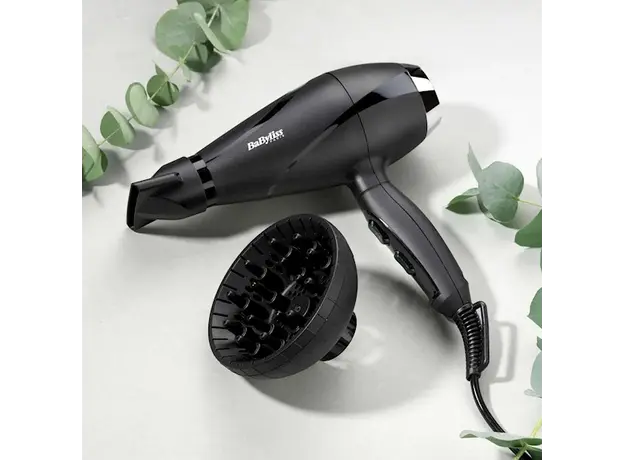 თმის საშრობი Babyliss 6713DE, 2200W, Hair Dryer, Black, 5 image