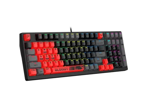 კლავიატურა A4tech Bloody S98 RGB Mechanical Gaming Keyboard Red Switch US Layout Sports Red, 3 image