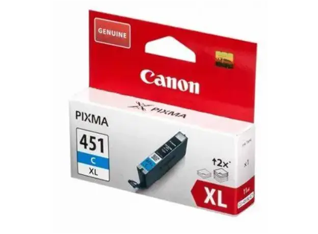 კარტრიჯი Canon CLI-451 XL Cyan for PIXMA IP7240, iP8740, iX6840, MG5440, MG5540, MG5640, MG6340, MG6440, MG6640, MG7140, MG7540, MX924