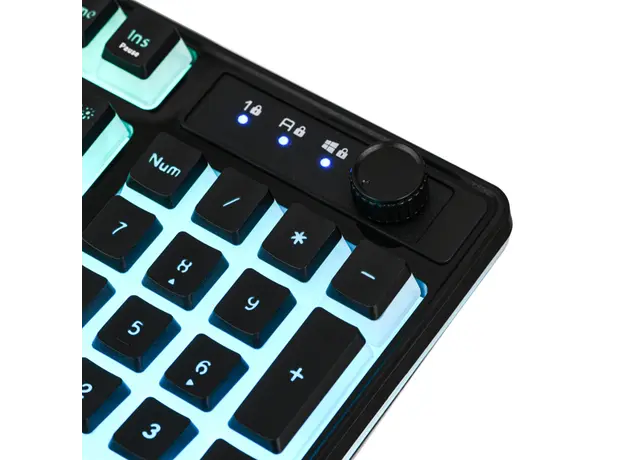 კლავიატურა 2E 2E-KG390UBK-WL, Wireless, RGB, 2.4G, Bluetooth, USB, Gaming keyboard, Black, 3 image