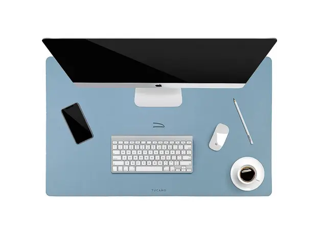 მაუსპადი Tucano DESK PAD NEOPREN (670x420x3мм), LIGHT BLUE, 3 image