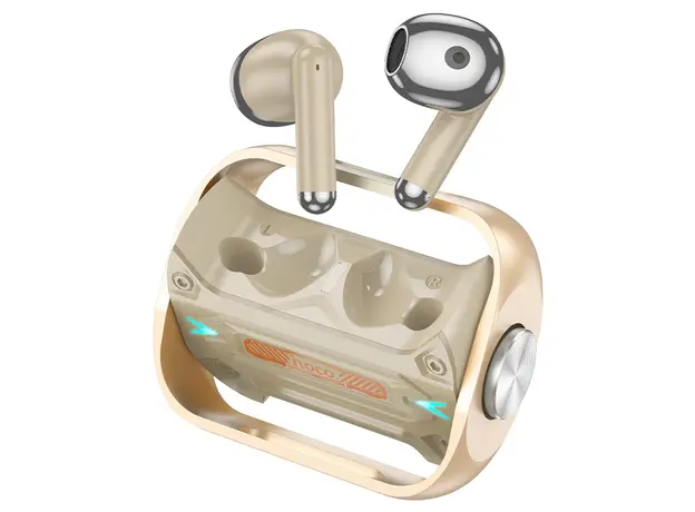 ყურსასმენი Hoco EW55 Trendy true TWS wireless headset Gold, 2 image
