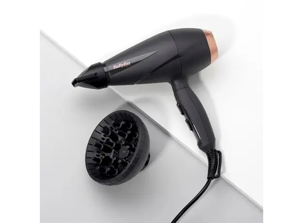 თმის საშრობი Babyliss 6709DE, 2100W, Hair Dryer, Black, 5 image