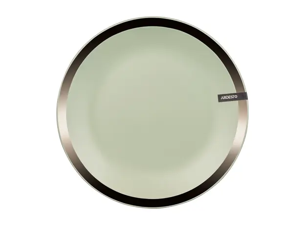 კერამიკის თეფში Ardesto Dinner plate Liguria Green bay, 26cm, ceramics, green, 6 image