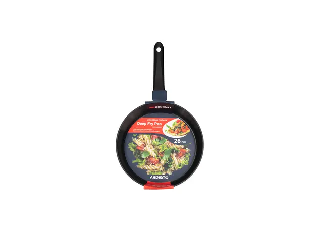 ტაფა Ardesto Deep Fry pan Gemini Gourmet Bolzano, 26cm, aluminium, black, 4 image