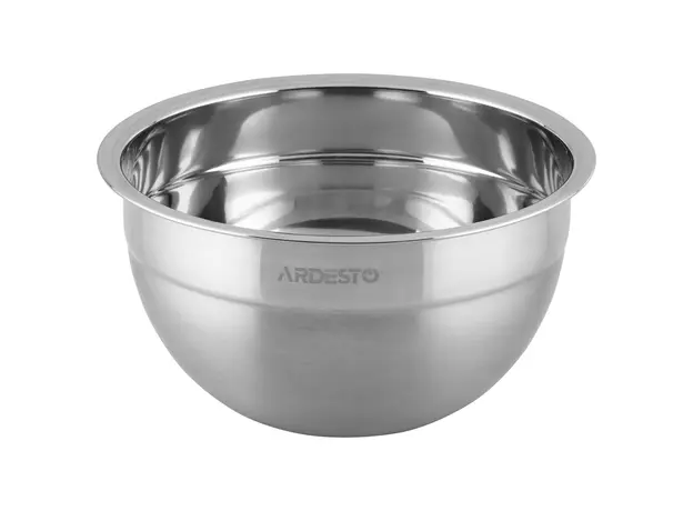 უჟანგავი ფოლადის ჯამი Ardesto Bowl Gemini, 18cm, 1.45l, stainless steel, 2 image