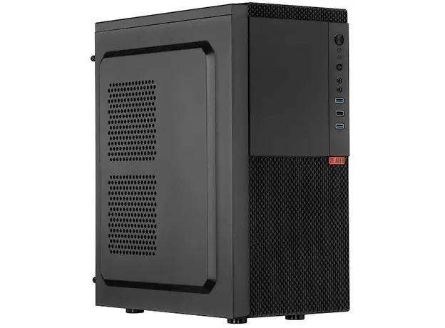 ქეისი 2E 2E-E130 ALFA, Computer Case, MidT, ATX, Micro ATX, Mini ITX, 2xUSB 3.0, USB 2.0, Black, 2 image