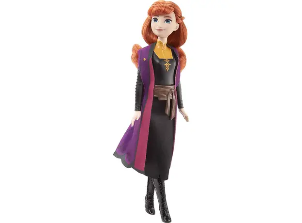 სათამაშო თოჯინა Mattel Frozen Fashion Dolls Core - Anna 2 Travel Look