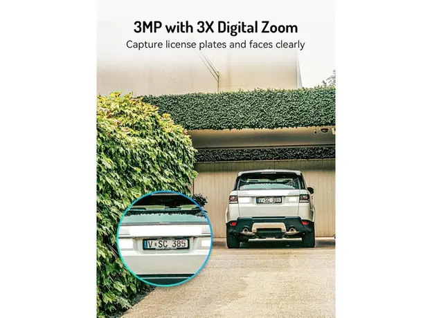 ვიდეო სათვალთვალო კამერა Blurams E20C, 3Mp, Solar Wireless 2K PTZ Security Camera, White, 7 image