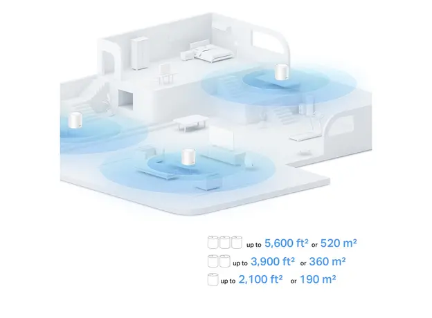როუტერი TP-link Deco X10(1-pack) AX1500 Whole Home Mesh Wi-Fi 6 Unit, 3 image