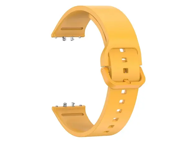 სმარტ საათის სამაჯური For Samsung Galaxy Fit3 Watch Band Soft Silicone Strap Replacement - Yellow