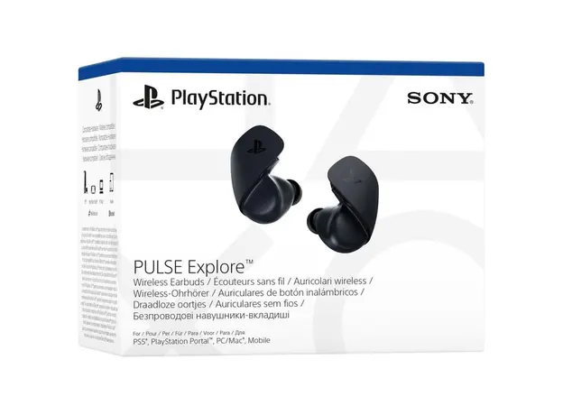ყურსასმენი PlayStation PULSE Explore Wireless earbuds - Black, 5 image