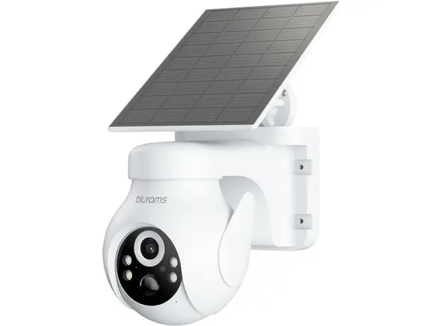 ვიდეო სათვალთვალო კამერა Blurams E20C, 3Mp, Solar Wireless 2K PTZ Security Camera, White, 2 image