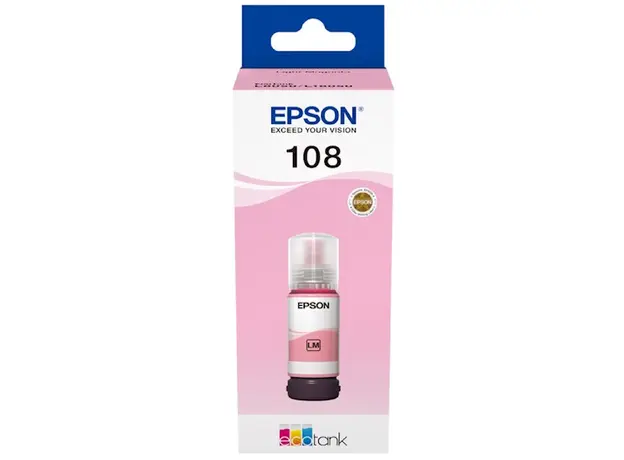 კარტრიჯის მელანი Epson 108 C13T09C64A, 7200P, Ink Cartridge, Light Magenta, 2 image