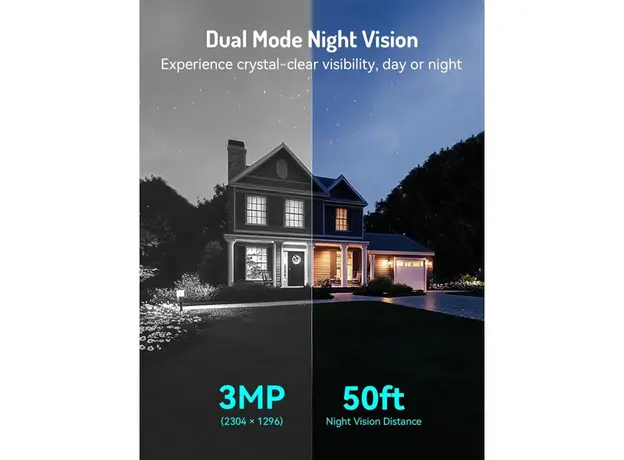 ვიდეო სათვალთვალო კამერა Blurams E20C, 3Mp, Solar Wireless 2K PTZ Security Camera, White, 3 image