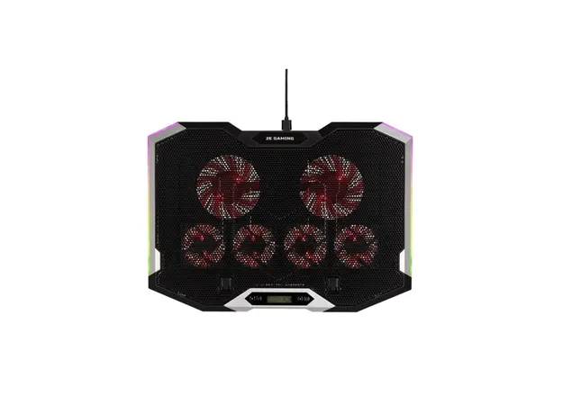 ნოუთბუქის გამაგრილებელი 2E 2E-CPG-004, Gaming Cooling Pad, Laptop Stand, Black, 5 image