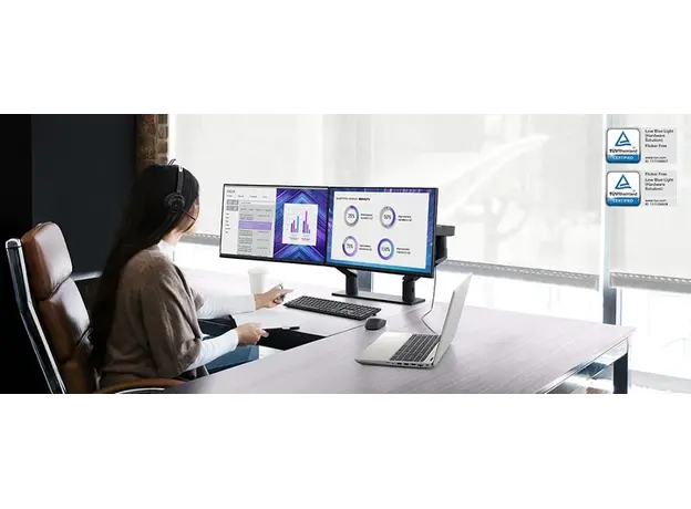 მონიტორი DELL Monitor 21.5" P2222H D-Sub, HDMI, DP, USB3.2, IPS, Pivot, 3 image