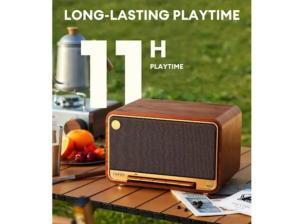 დინამიკი Edifier D32, 60W, Bluetooth, USB-C, AUX, Speaker, Brown, 10 image