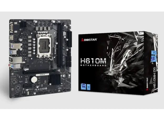 დედა დაფა LGA 1151 Mainboard,INTEL H610, Socket 1700, uATX, GbE LAN, DDR5, 2 image