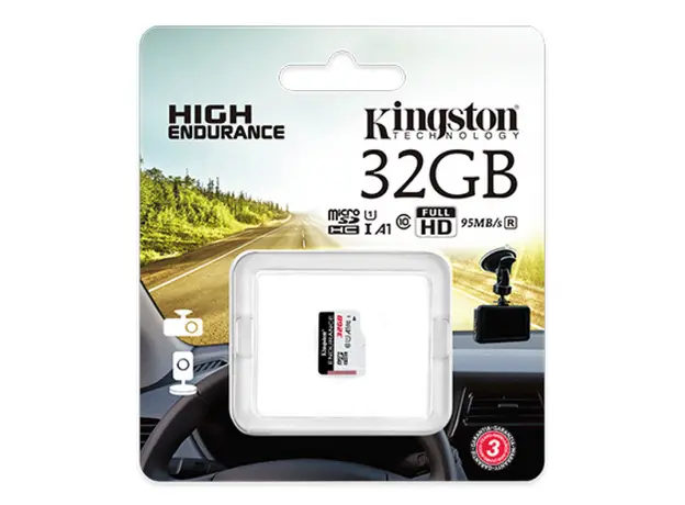 მეხსიერების ბარათი Kingston microSD  32GB C10 UHS-I R90/W45MB/s High Endurance, 4 image